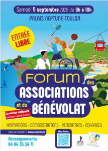 Lire la suite à propos de l’article Forum des associations et du bénévolat Toulon 2026